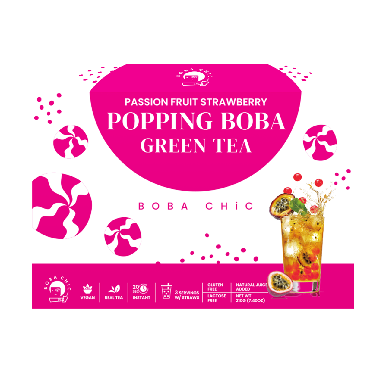 Popping Boba Fruit Tea